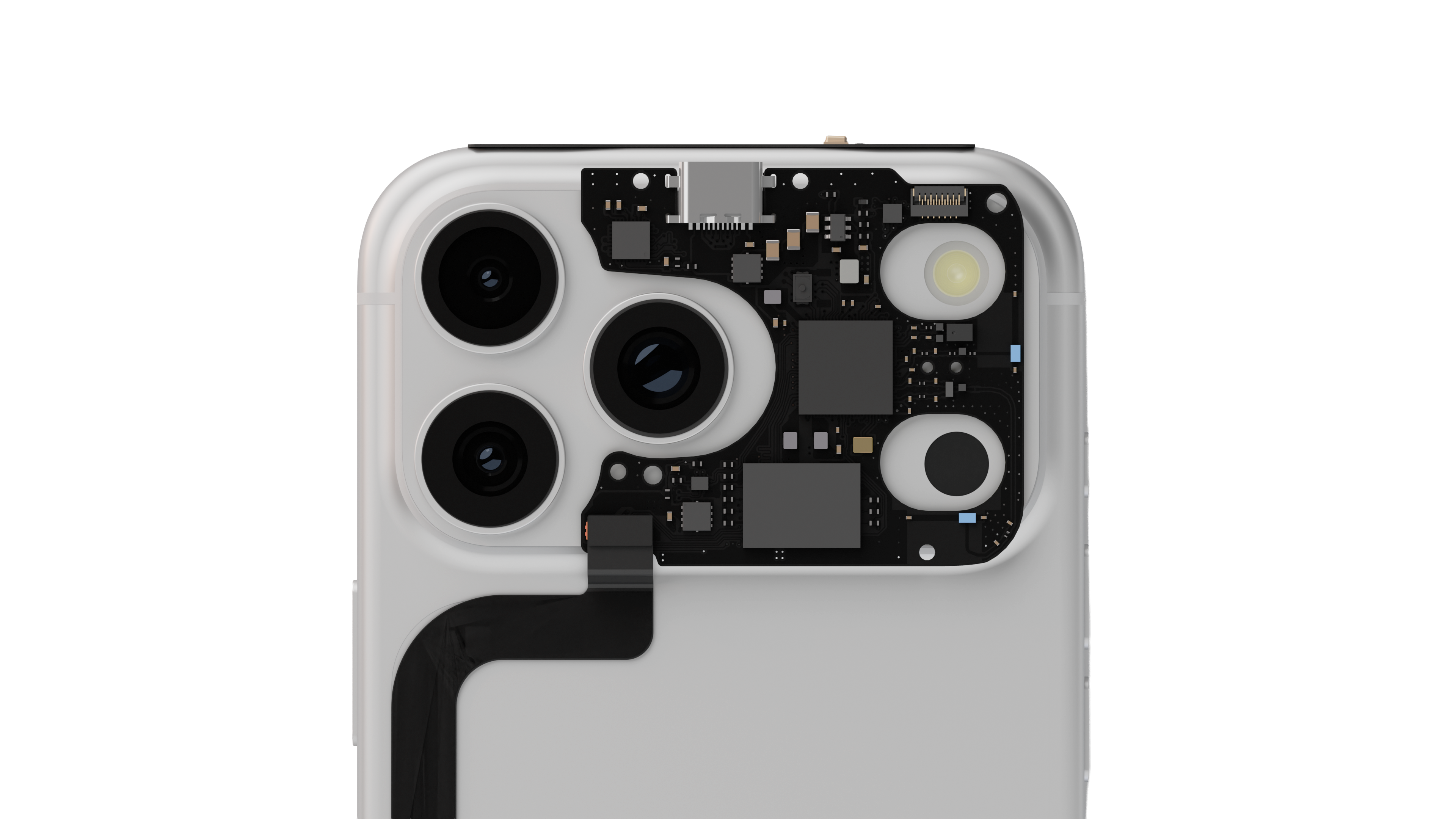 A closer look at the circuit board inside VibeSay